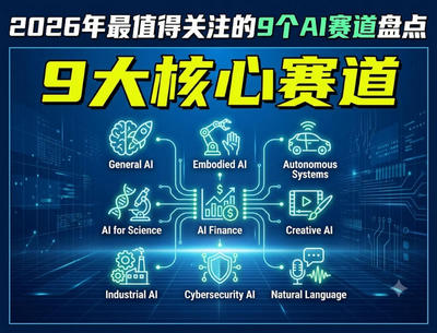 2026年最值得关注的9个AI赛道盘点