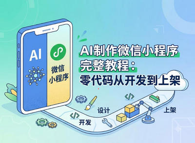 AI制作微信小程序完整教程：零代码从开发到上架