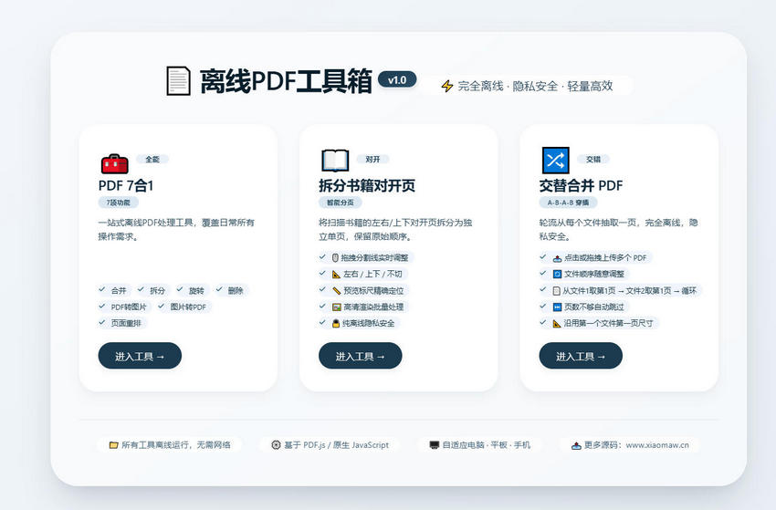 离线PDF工具箱