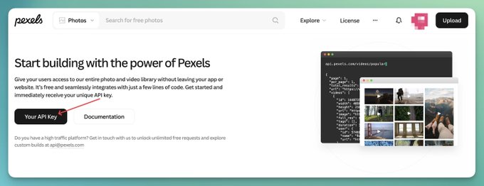 Pexels API