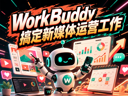 WorkBuddy新媒体运营喂饭教程