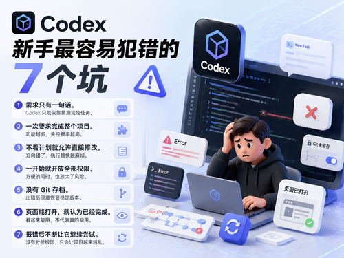 Codex 新手最容易犯错的 7 个坑