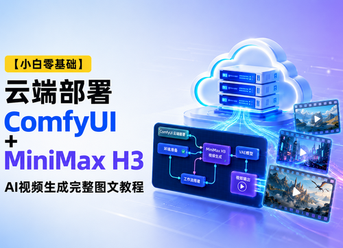 云端部署 ComfyUI + MiniMax H3 AI视频生成 【喂饭教程】