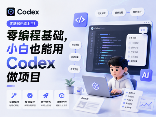 零编程基础，小白也能用 Codex 做项目