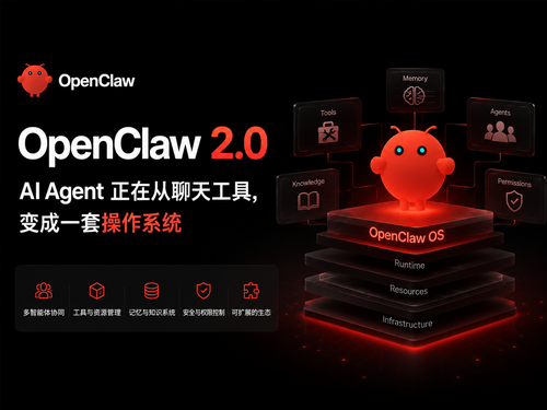 新版OpenClaw 2.0：AI Agent 新版成为一套操作系统